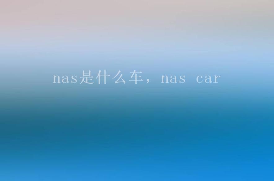 nas是什么车，nas car2