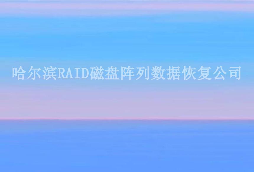 哈尔滨RAID磁盘阵列数据恢复公司1