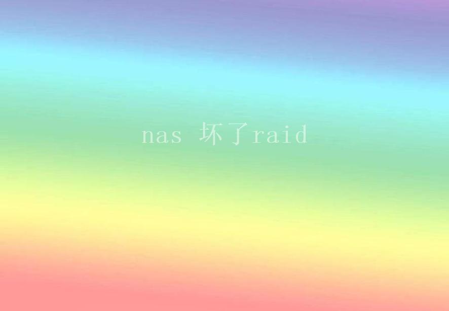 nas 坏了raid2