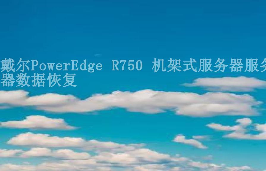 戴尔PowerEdge R750 机架式服务器服务器数据恢复2