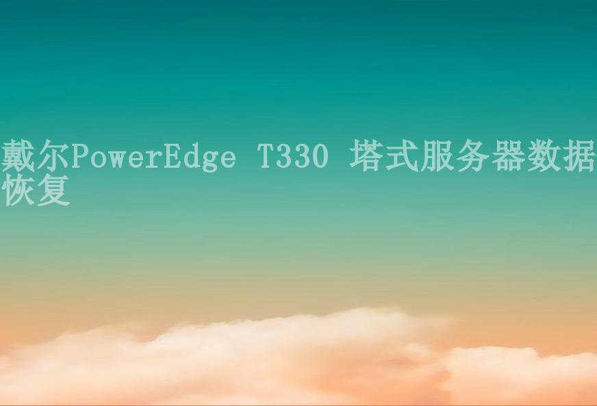 戴尔PowerEdge T330 塔式服务器数据恢复2