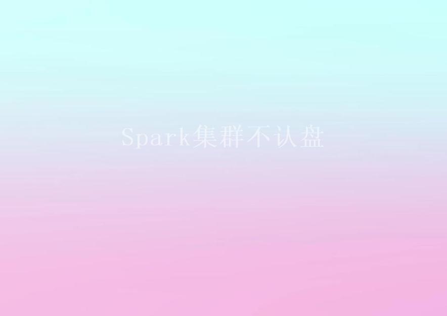 Spark集群不认盘2