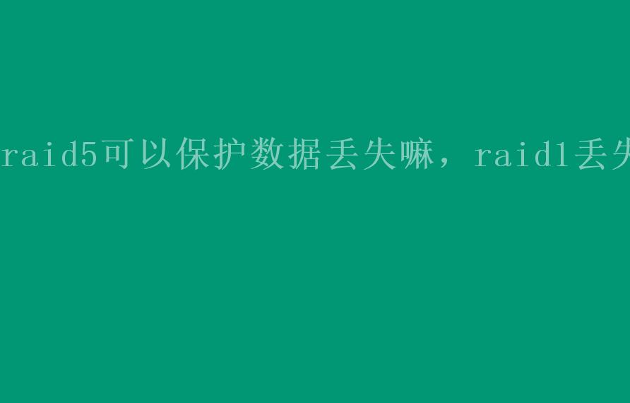 raid5可以保护数据丢失嘛，raid1丢失2