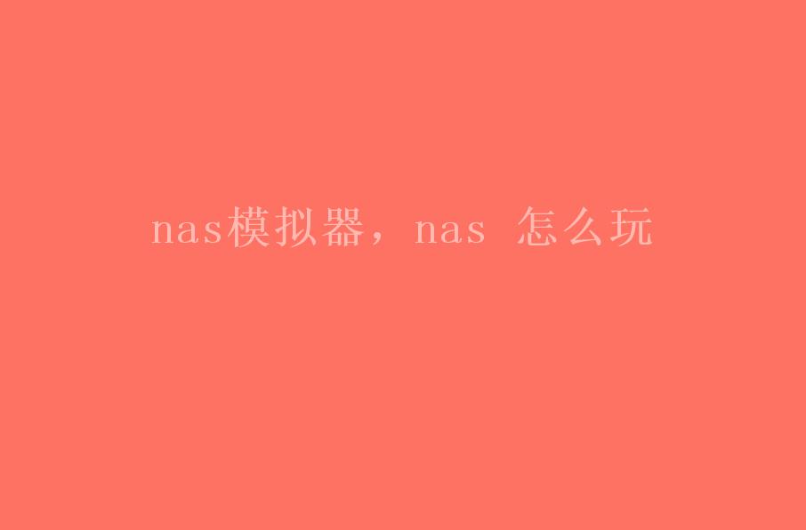 nas模拟器，nas 怎么玩1