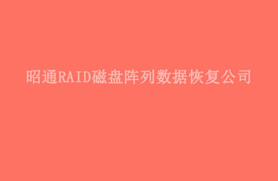 昭通RAID磁盘阵列数据恢复公司1