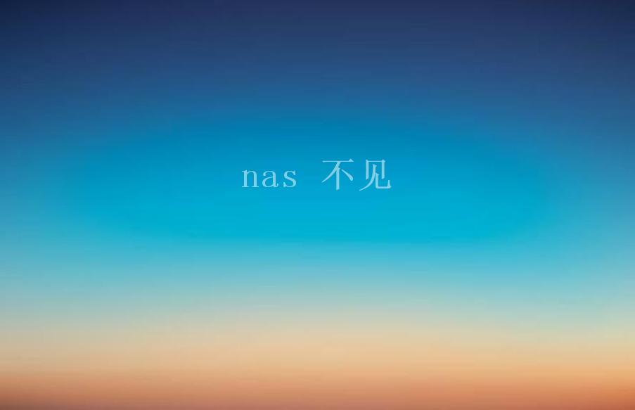 nas 不见1