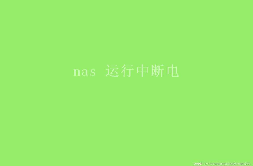 nas 运行中断电2