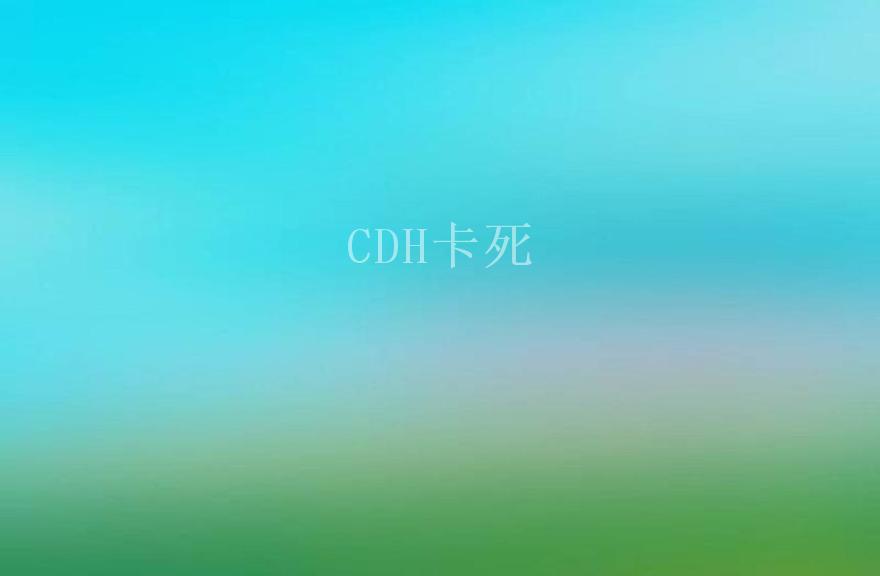 CDH卡死1