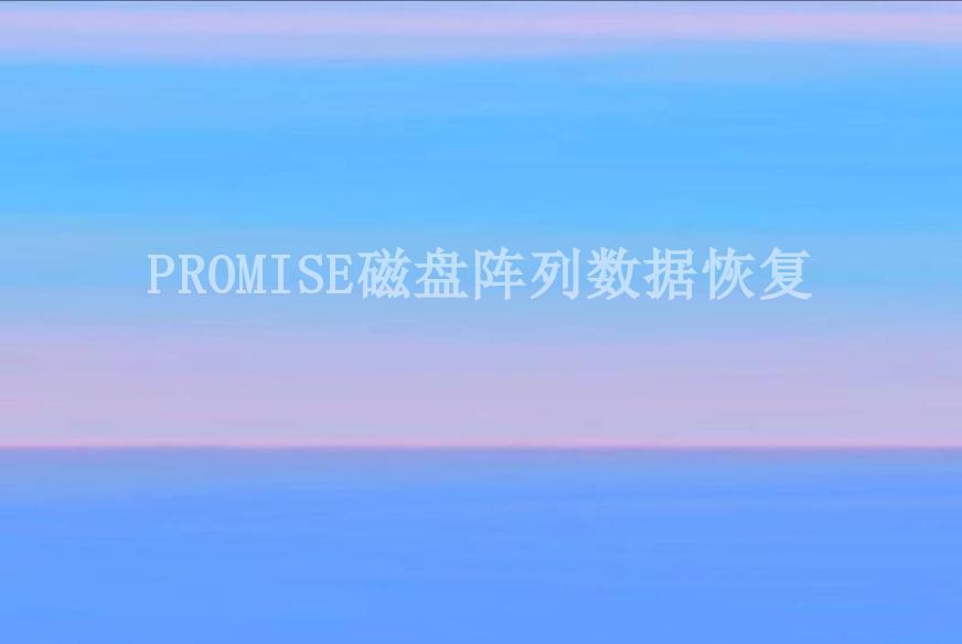 PROMISE磁盘阵列数据恢复1