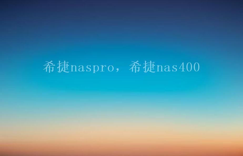 希捷naspro，希捷nas4001