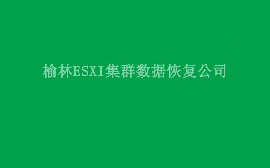 榆林ESXI集群数据恢复公司2